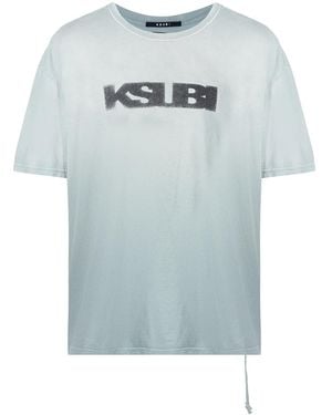 Ksubi Logo-Print T-Shirt - Blue