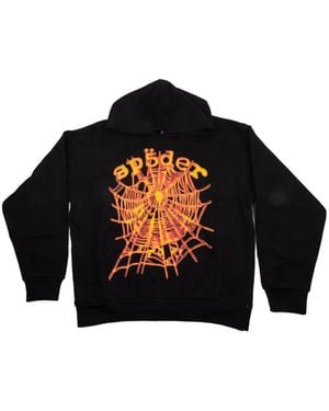 Sp5der Sudadera OG Web V2 con capucha - Azul