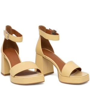 Vagabond Shoemakers Block-Heel Ankle-Strap Court Shoes - Metallic