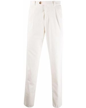 Brunello Cucinelli Corduroy Trousers - White