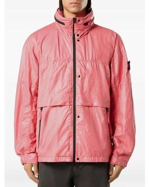 Stone Island Chaqueta Q100019 3L-Tc - Rosa