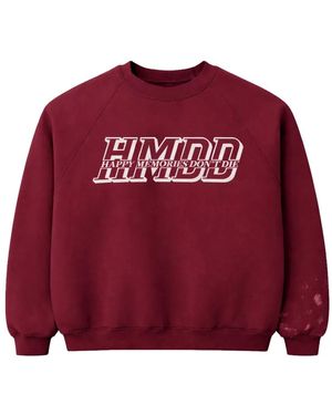 HMDD Chim Club Raglan Sweatshirt - Red
