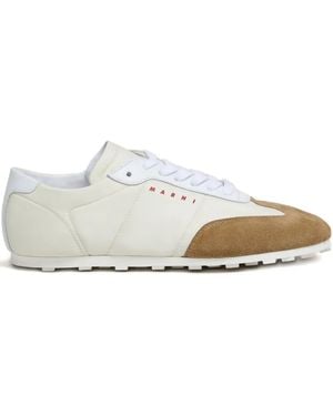 Marni Nylon Softy Soccer Sneakers - White