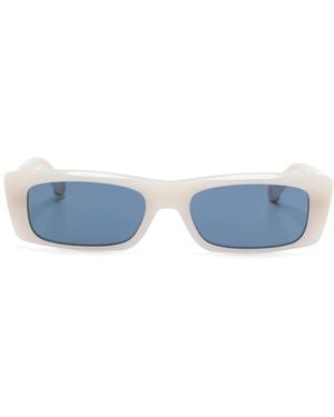 Stella McCartney Rectangular-Frame Sunglasses - Blue