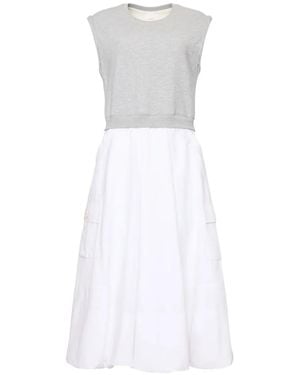 Cinq À Sept Parker Panelled Dress - White