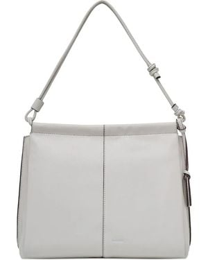 Joy Gryson Knotted-Handle Shoulder Bag - Gray
