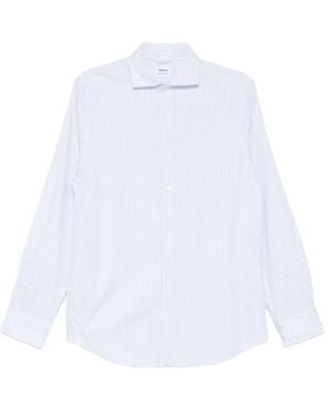 Aspesi Striped Cotton Shirt - White