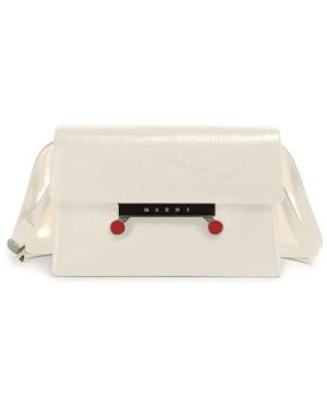 Marni Small Envelope Structured Cross Body Bag - Natural