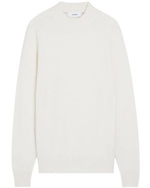Lardini Maglione Con Collo Rialzato - Bianco