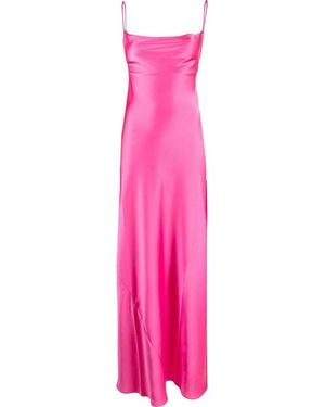 ANDAMANE Side-Slit Slip Maxi Dress - Pink