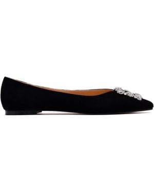 House Of Ballerinas Giselle Ballet Flats - Black