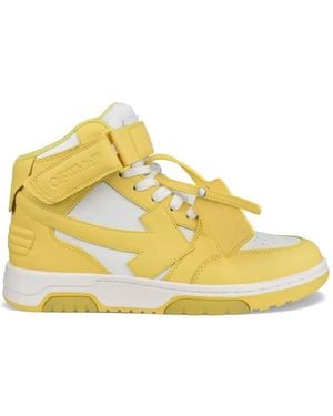 Off-White c/o Virgil Abloh Out Of Office Mid Trainers - Yellow