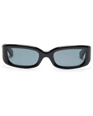 Second/Layer Rectangle-Frame Sunglasses - Black