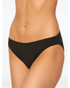 MICHAEL Michael Kors Bragas De Bikini De Canalé - Negro