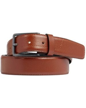 Piquadro Prong-Buckle Leather Belt - Brown