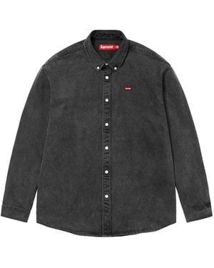 Supreme Small Box Denim Shirt - Black