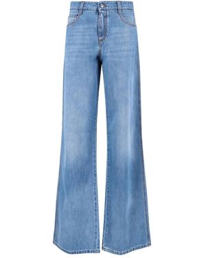 Ermanno Scervino Vaqueros de algodón - Azul