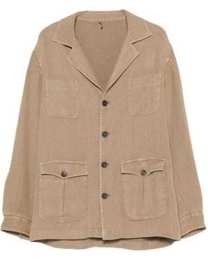 Biagio Santaniello Roma Shirt Jacket - Natural