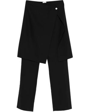 St. Agni Belt-Loops Trousers - Black
