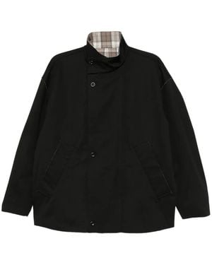 CROQUIS Giacca Con Design A Inserti E Cappuccio - Nero
