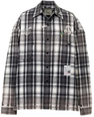 Maison Mihara Yasuhiro Vintage Like Check Shirt - Black