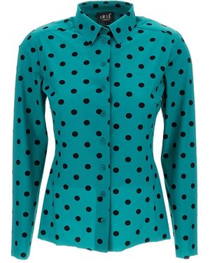 Irie Hemd mit Polka Dots - Blau