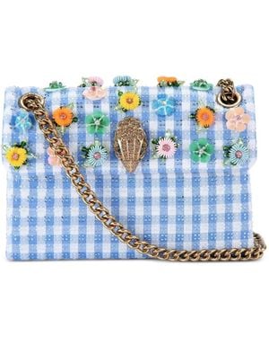 Kurt Geiger Mini Kensington Flower Bag - Blue