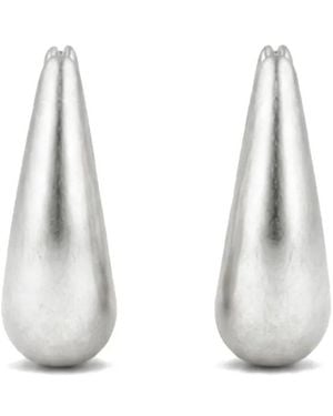 Yoj Molten Maxi Earrings - White