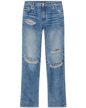 Amiri Distressed-Effect Jeans - Blue