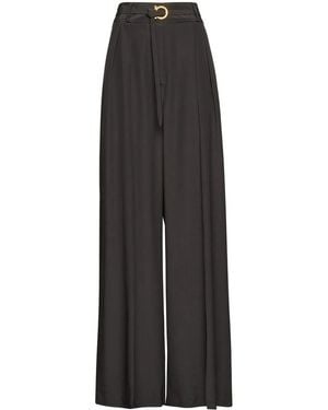 Ferragamo Wide Pants - Black