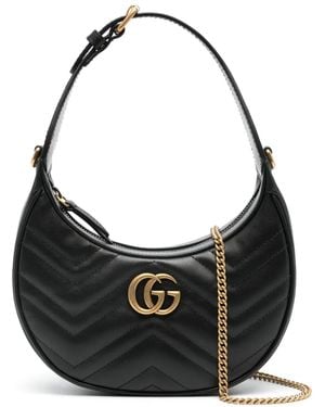 Gucci GGマーモント ショルダーバッグ ミニ - ブラック