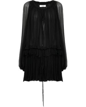 Chloé Long-Sleeved Mini Dress - Black