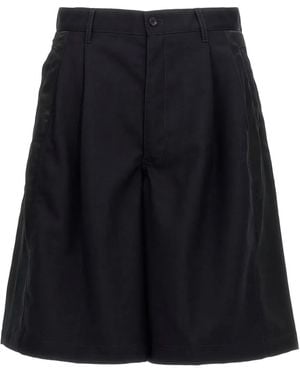 Comme des Garçons Panelled Cropped Trousers - Blue