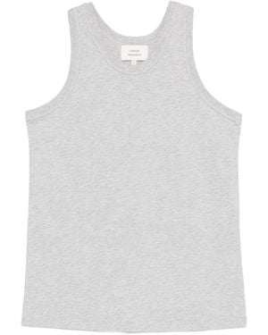 Loulou Supima Cotton Vest Top - White