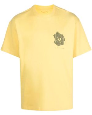 Objects IV Life T-Shirt Mit Logo-Print - Gelb
