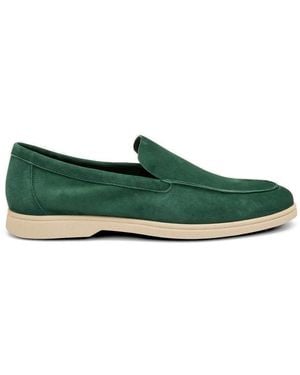 Frau Mocassins En Daim - Green
