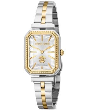 Roberto Cavalli Octagonal Bezel 23Mm Watch - White