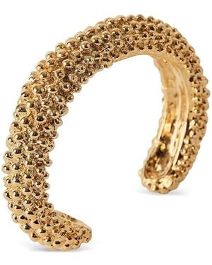 Paola Sighinolfi Bracelet Manchette Royal Texturé - Metallic