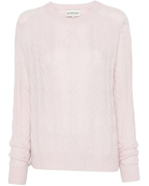 Bompard Round-Neck Sweater - ピンク