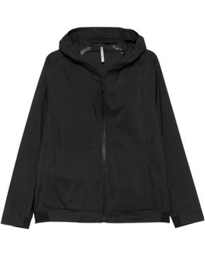 Veilance Veste À Capuche En Tissu Anti-Déchirure - Black