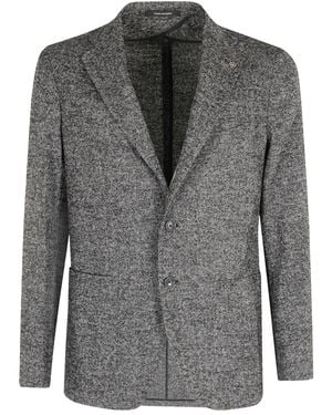 Tagliatore Spinata Peak-Lapel Jacket - Grey