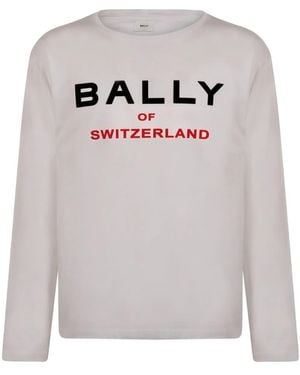 Bally ロゴ Tシャツ - グレー