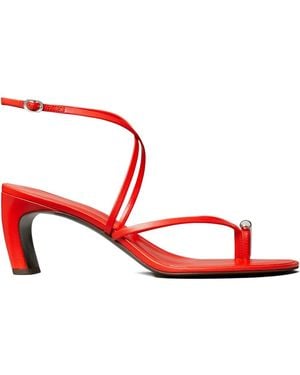 Tory Burch Pierced Sandalen 65Mm - Rot
