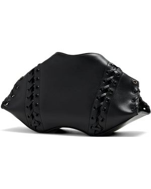 McQueen Manta clutch bag - Schwarz