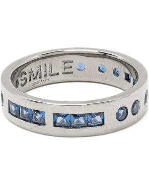 Apm Monaco Smile Morse Code リング - ホワイト