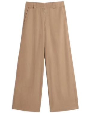 Lemaire Straight Fit Trousers - Natural