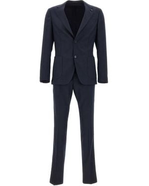 Lardini Single-Breasted Suit - Blue