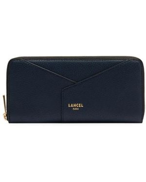 Lancel Cartera Enveloppe Con Cremallera - Azul