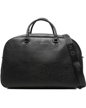 John Richmond Textured Tote Bag - Schwarz