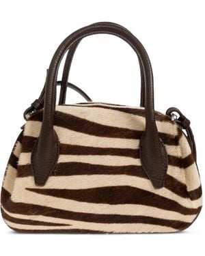 Yuzefi Mini Oyster Duffle Tote Bag - Metallic